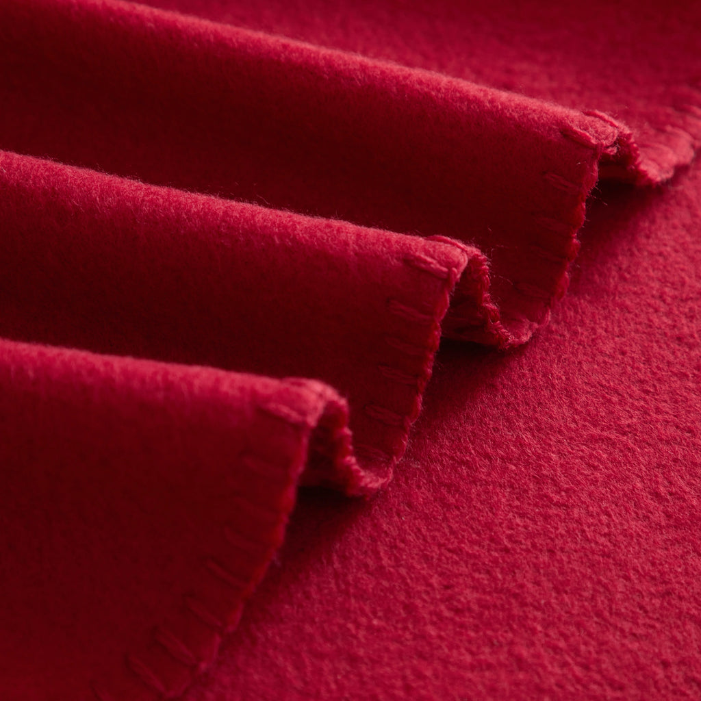 Red Plush Throw Blanket 50" x 60" V418651