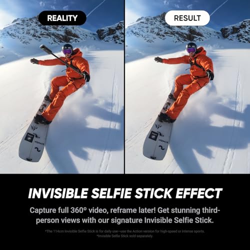 Waterproof 8K 360° Action Camera with Replaceable Lens C623172