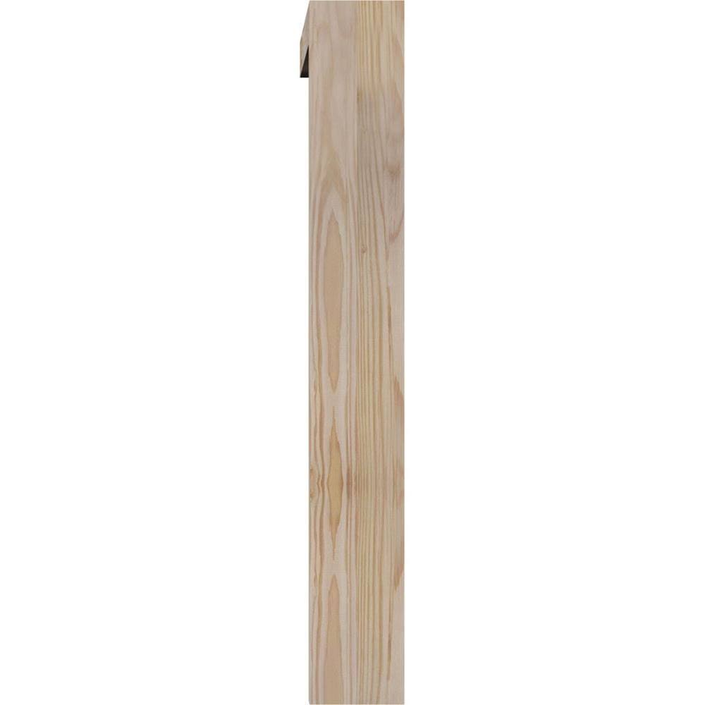 3 1/2x22W x 18x22D x 26x22H Douglas Fir Bracket with Offset Brace O44124