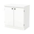 2 Door Storage Cabinet Pure White V729997