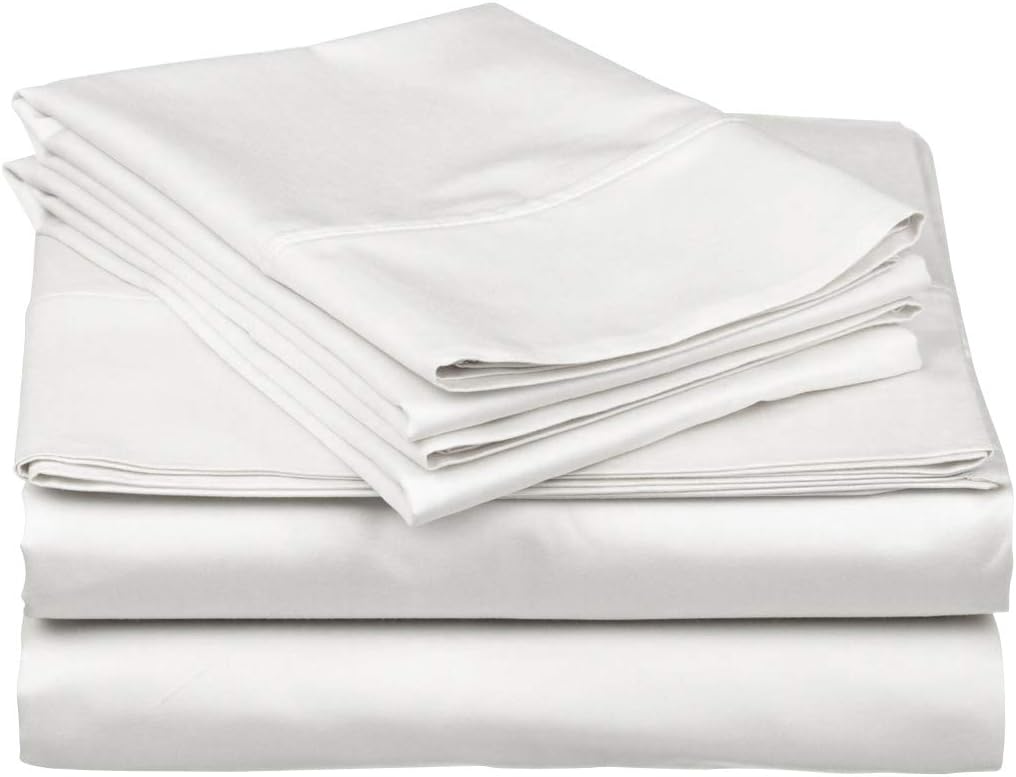 Blush 100% Egyptian Cotton Sateen Sheet Set, California King, 4Pc X1392
