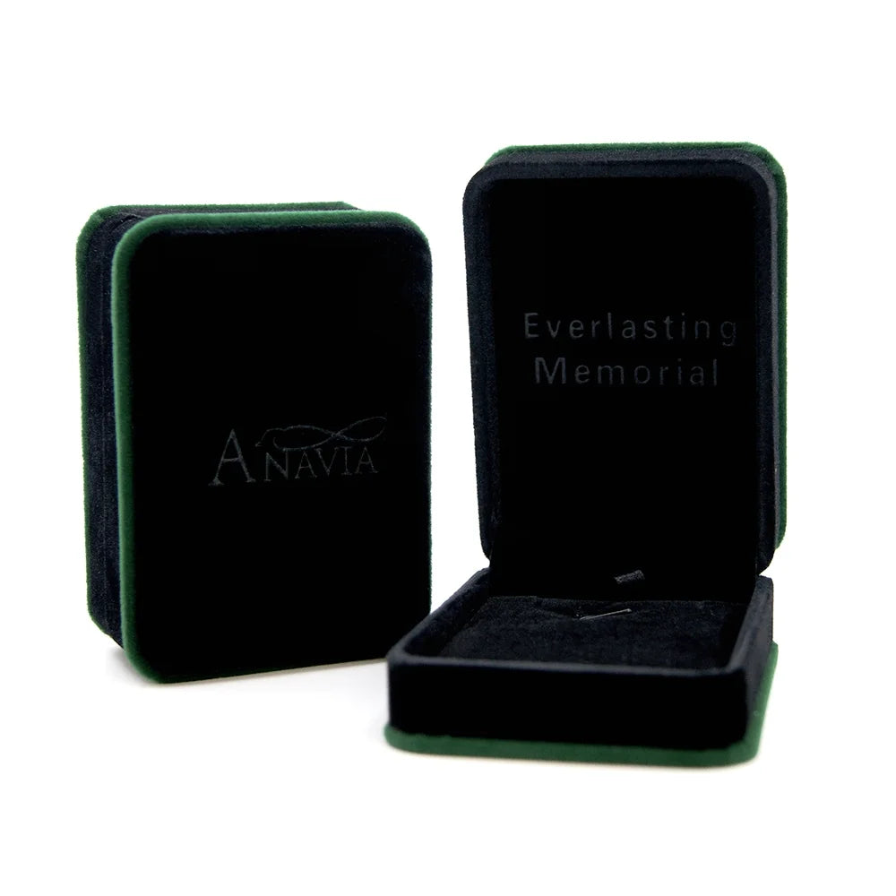 Rose Gold Heart Cremation Jewelry Necklace Urn with Velvet Jewelry Box K6988