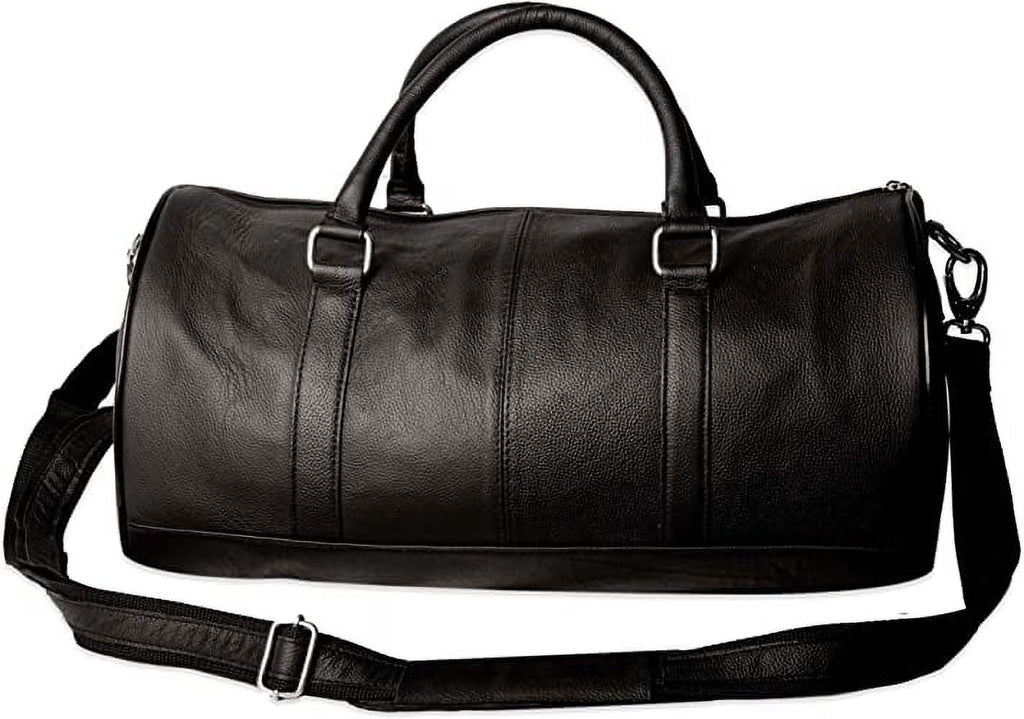 Genuine Leather Duffle Bag 18" Travel Gym Bag H2734