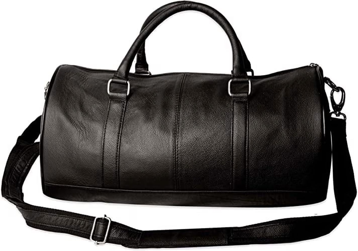 Genuine Leather Duffle Bag 18" Travel Gym Bag H2734