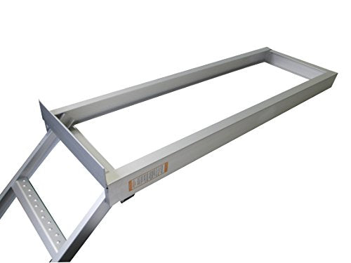 Anodized Aluminum 4 Step Flat Front Ladder Capacity 300lbs M548