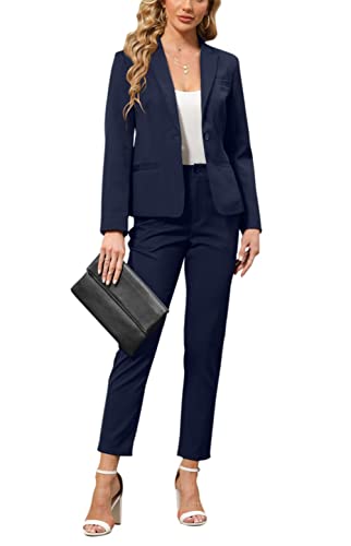 Slim Fit Blazer Pant Suits 2 Piece Business Suit Set J302