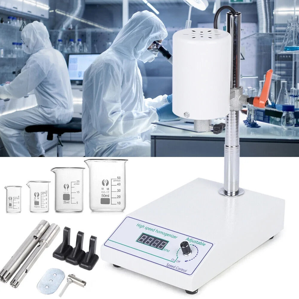 Adjustable High Speed Homogenizer Lab Disperser Mixer 22000rpm A2171