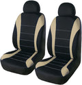 Beige Breathable Mesh Car Seat Covers S876427