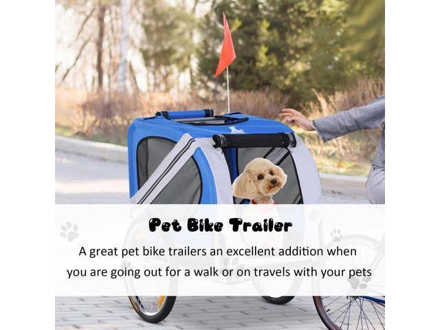 Dog Bike Trailer, Blue E397912
