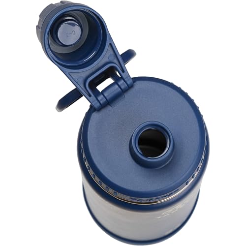 18 oz Midnight Blue Double Stainless Steel Insulated Water Bottle with Spout Lid X147