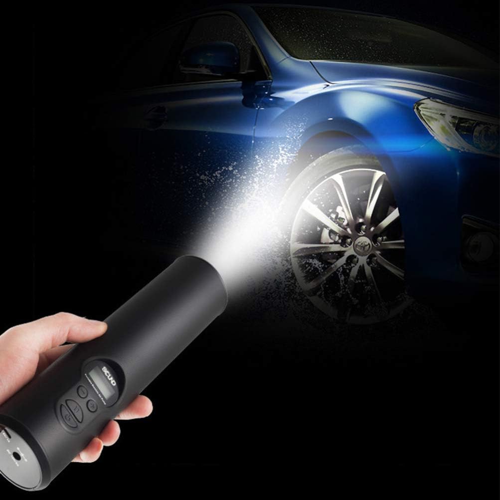 Mini Air Compressor Portable Air Inflator Tire Pump with Digital LCD LED Light H3038
