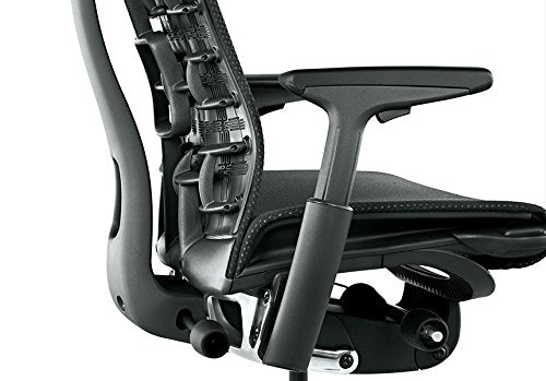 Black Balance Ergonomic Office Chair with Adjustable Arms and Carpet Casters M5647