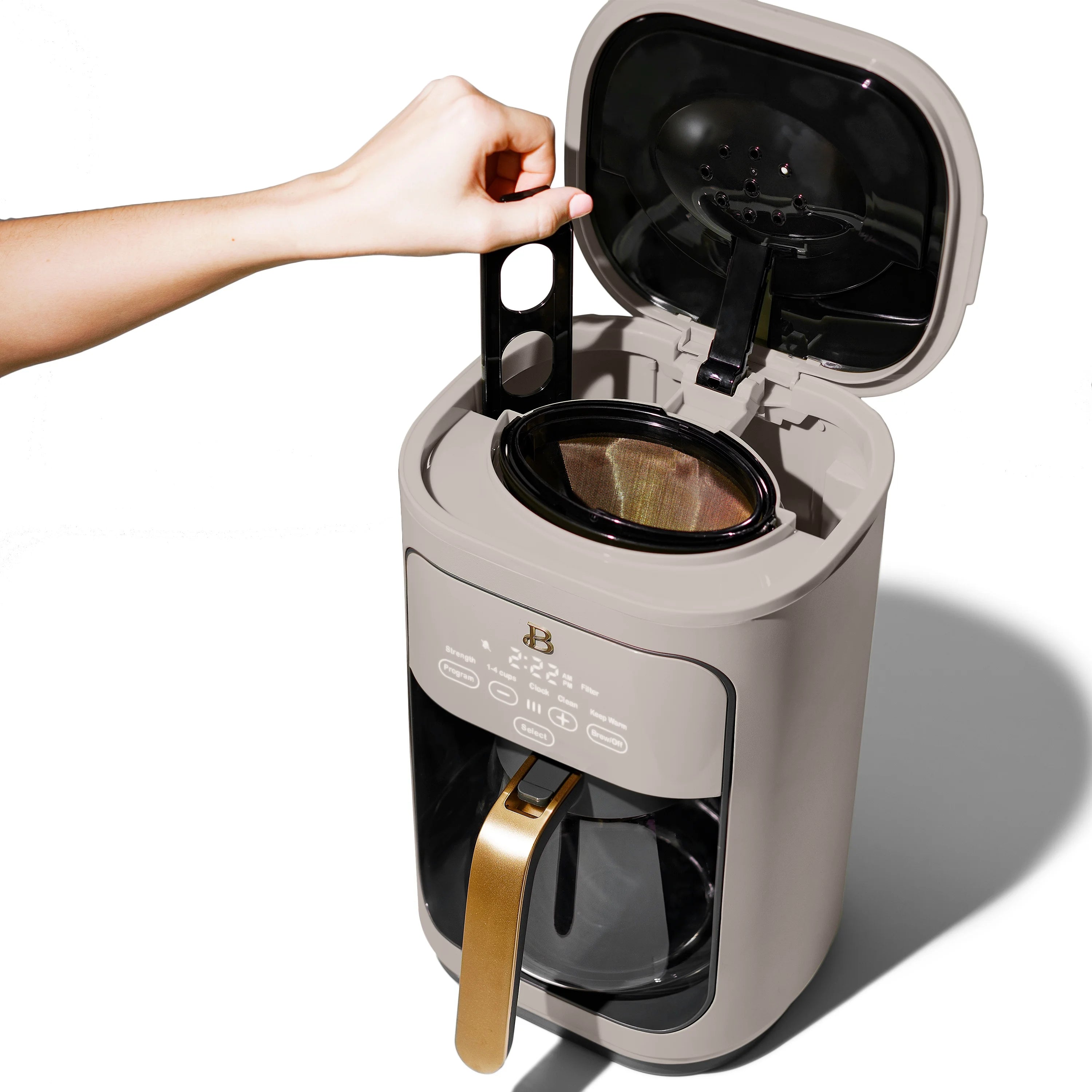 14-Cup Programmable Drip Coffee Maker with Touch-Activated Display H273935