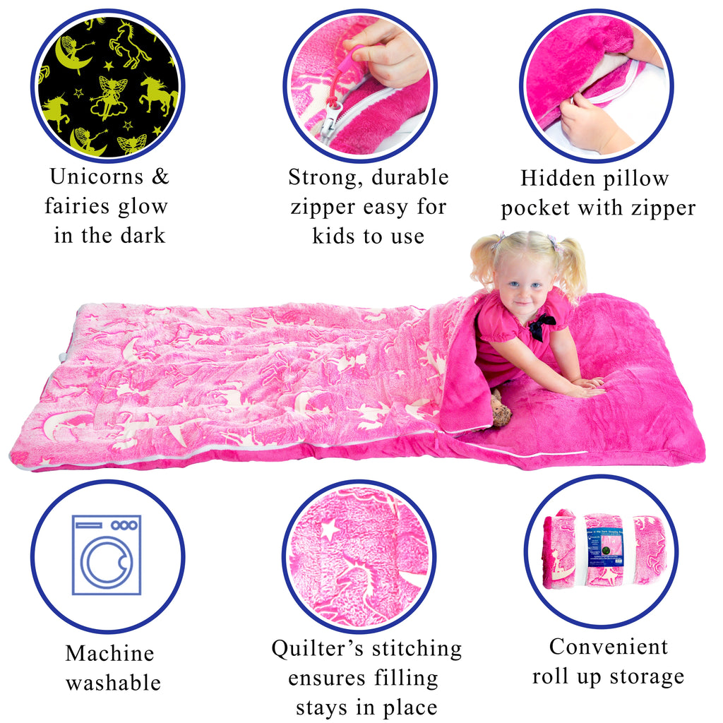 Glow in The Dark Sleeping Bag 66x30 in E46522