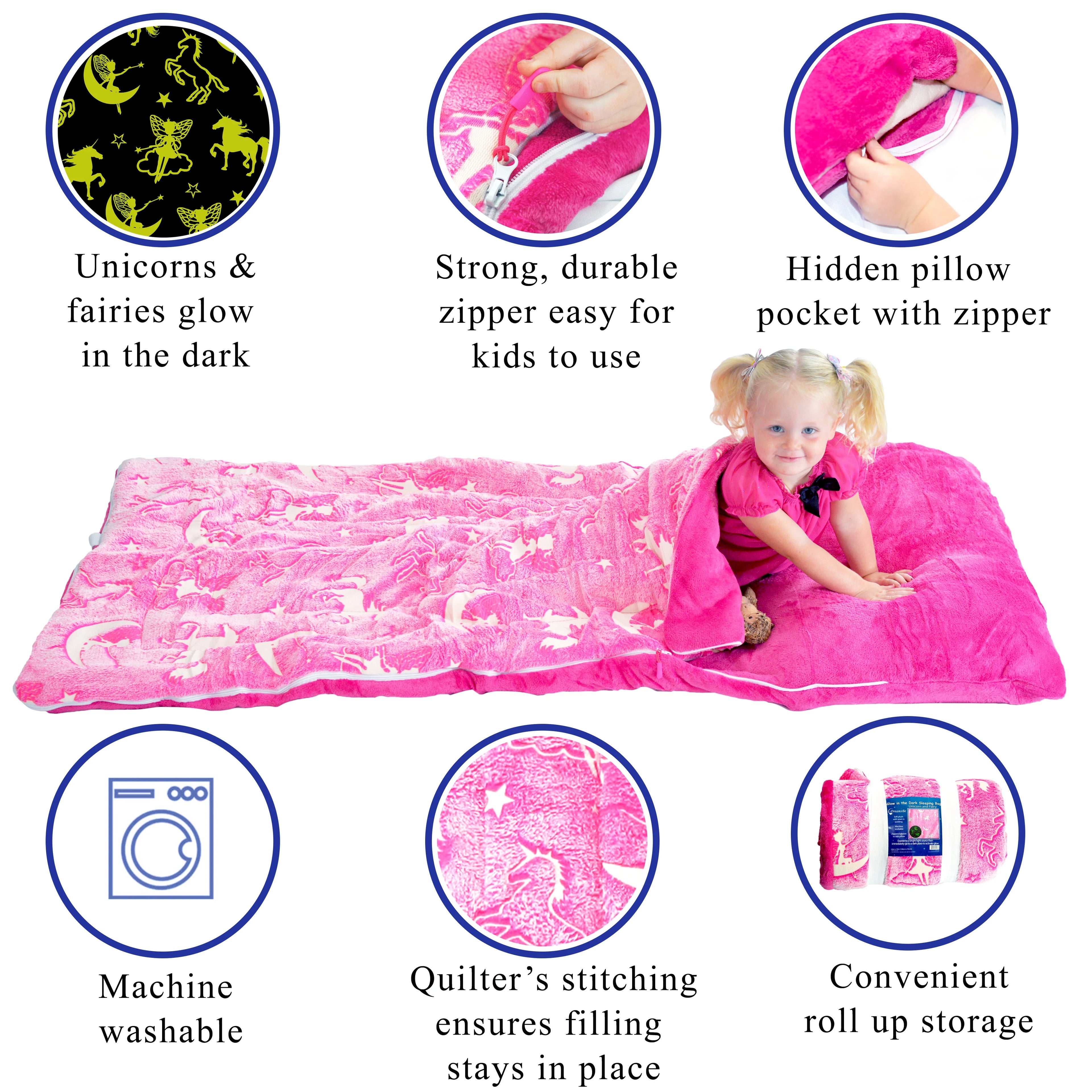 Glow in The Dark Sleeping Bag 66x30 in E46522