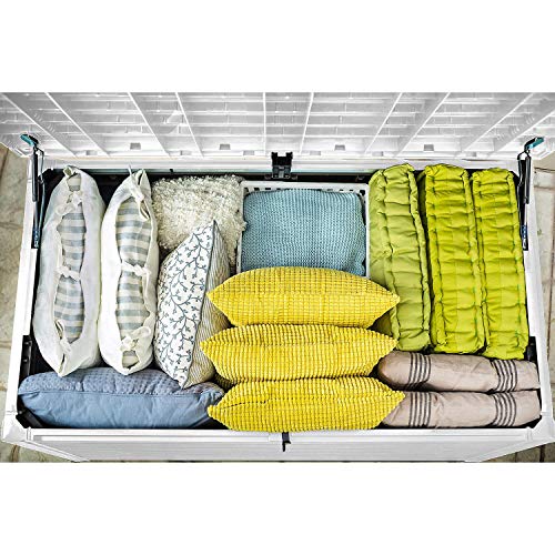 White 230 Gallon Deck Storage Box F1155