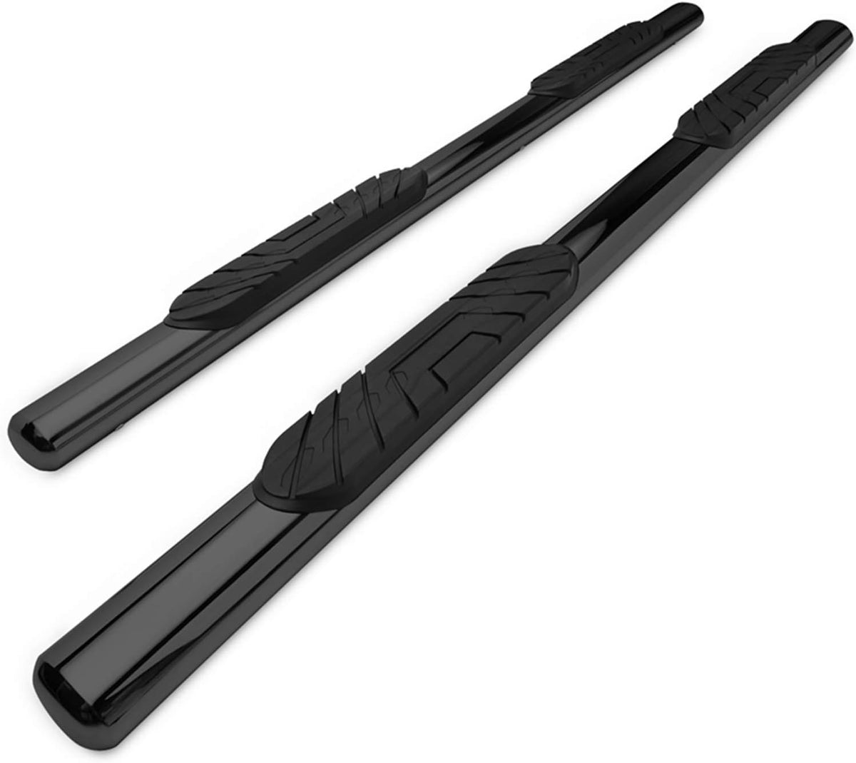 Black Oval Side Bars Nerf Bars Step Rails for Toyota Tacoma Access Cab E64989