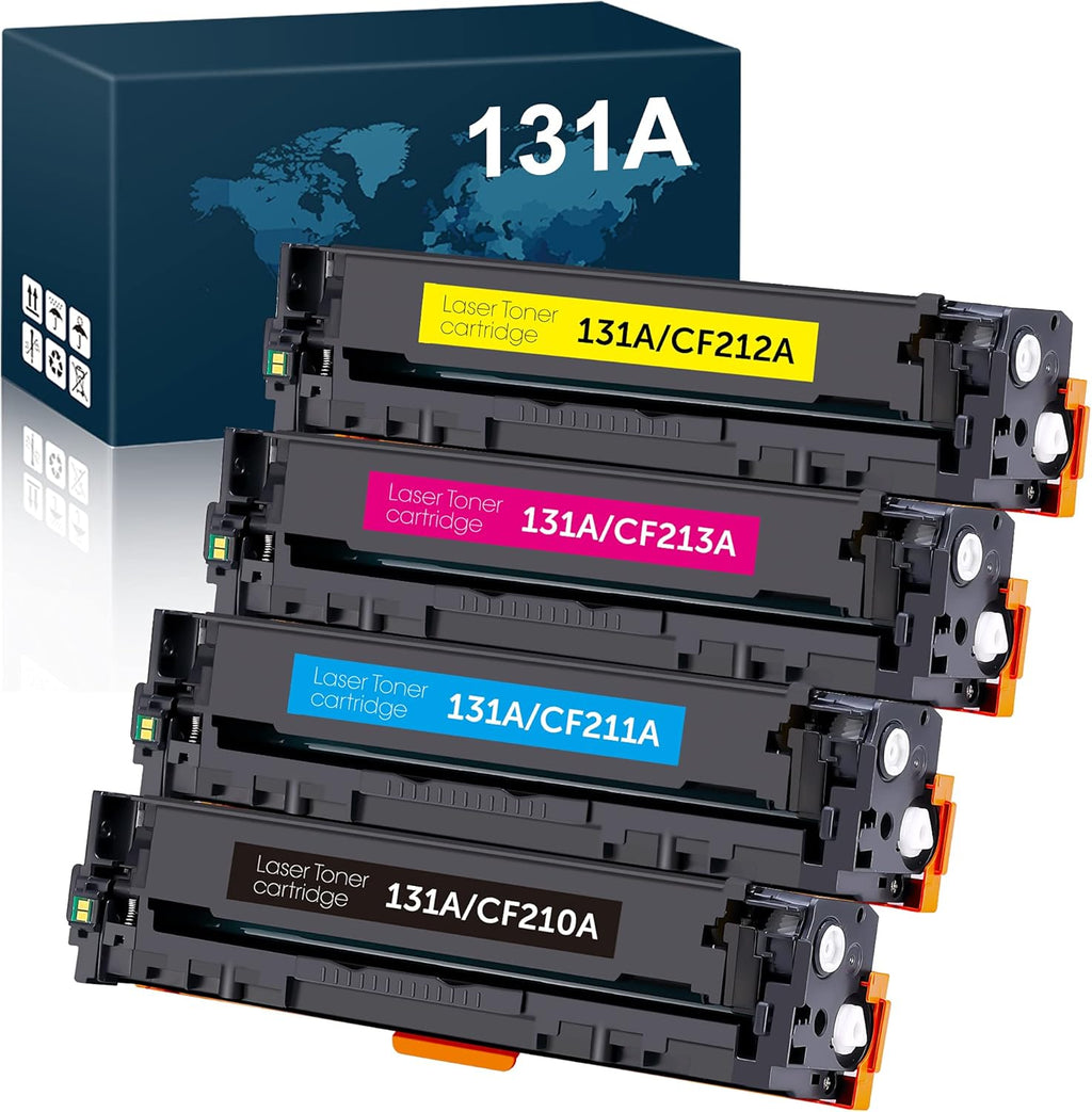 Compatible Toner Cartridge 4 Pack Black Cyan Yellow Magenta J58858