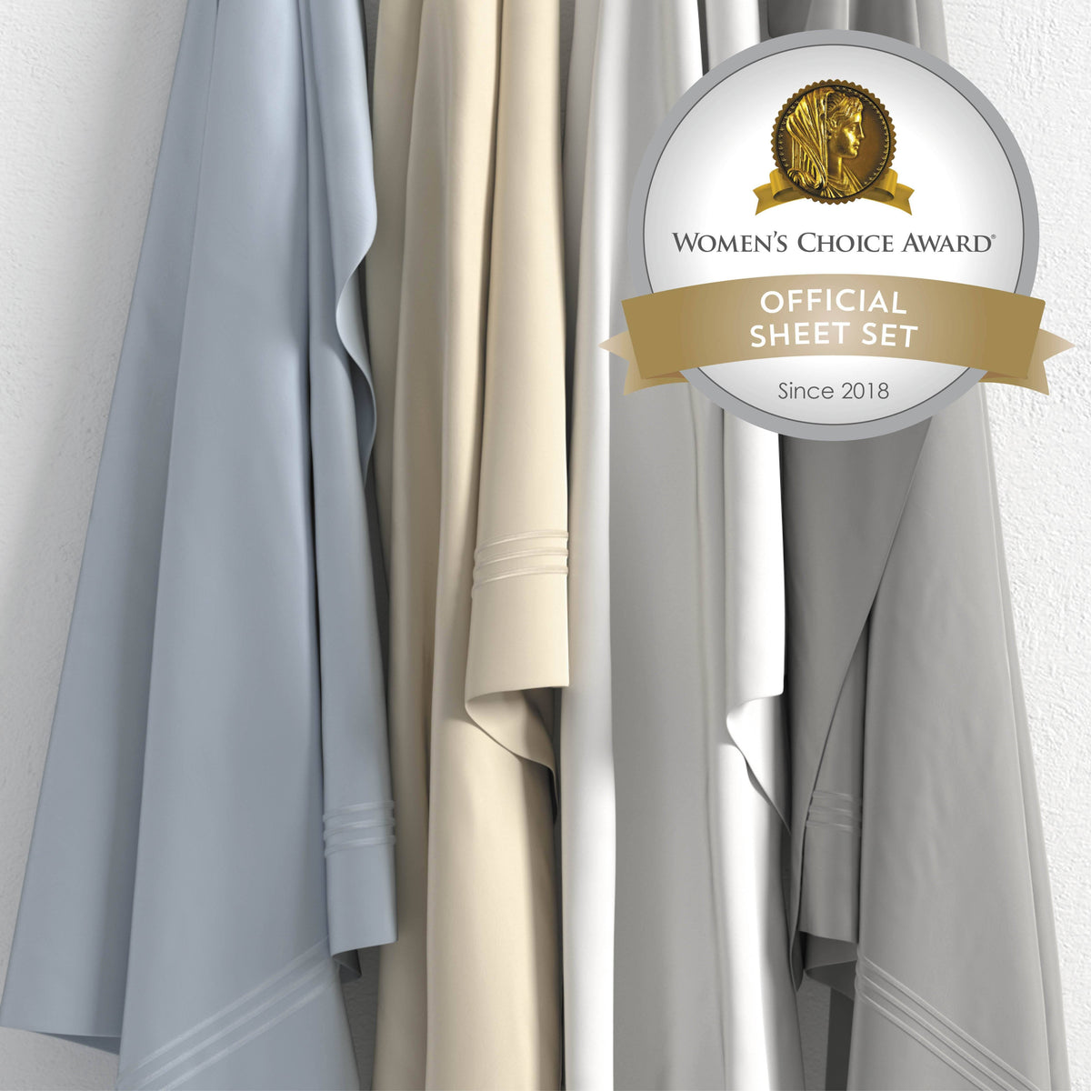 Queen Light Blue Supima Sheet Set L67650