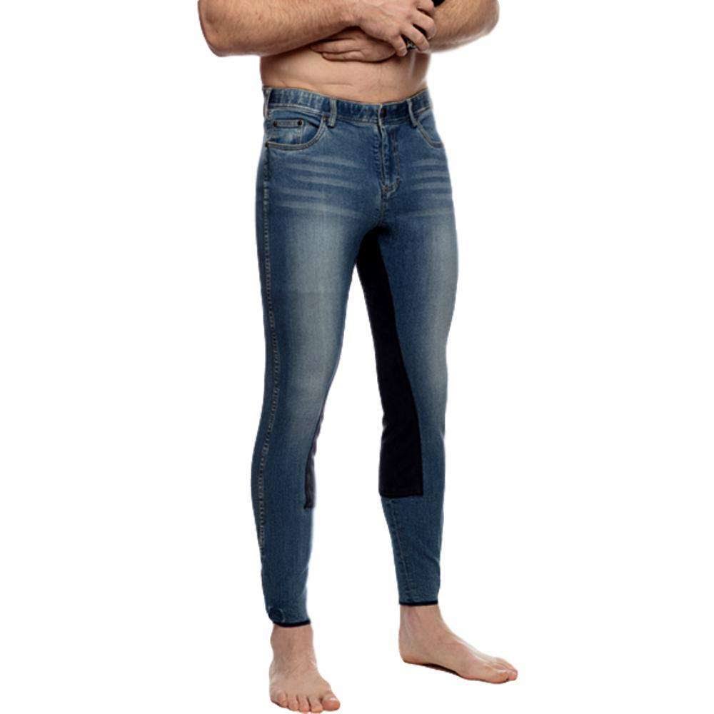 Mens Elite Jean Full Seat - 38r / Blue M1283