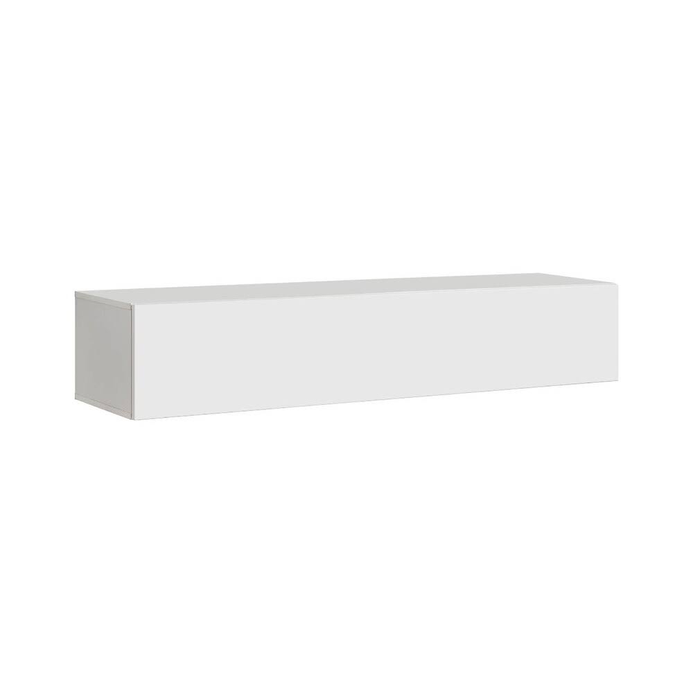 White Wall-Mounted Shelf Cabinet A82283