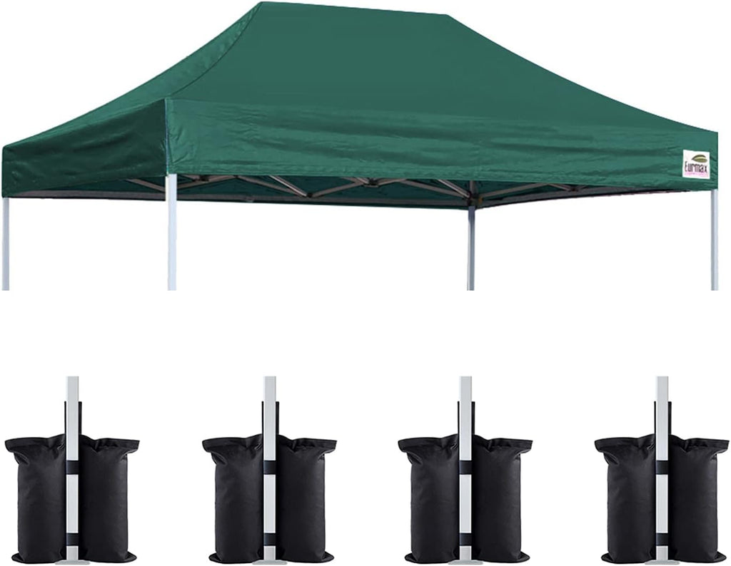 10x20 Pop Up Canopy Replacement Tent Top Cover (White) Q162