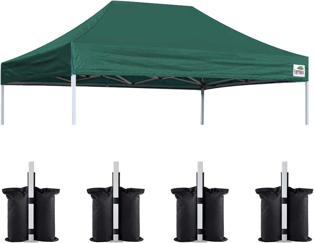10x20 Pop Up Canopy Replacement Tent Top Cover (White) Q162