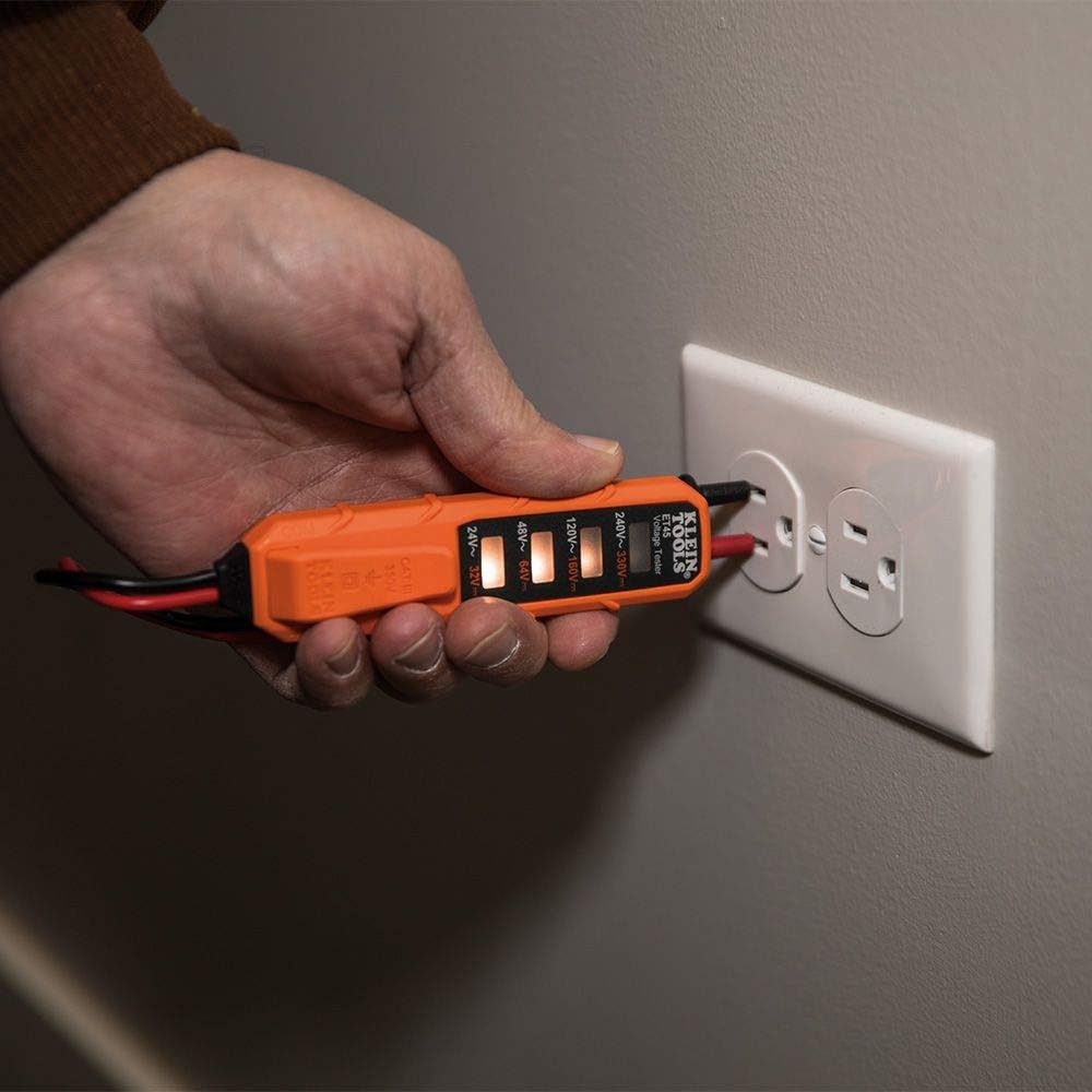 Non-Contact Voltage Tester Digital Multimeter Receptacle Tester with Carrying Case O50533