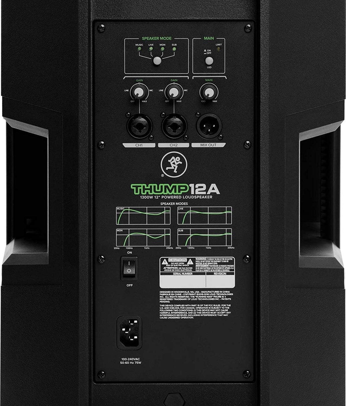 1300W 12 Powered Loudspeakers Bundle with Steel Speaker Stand and XLR-XLR Cable Q9646