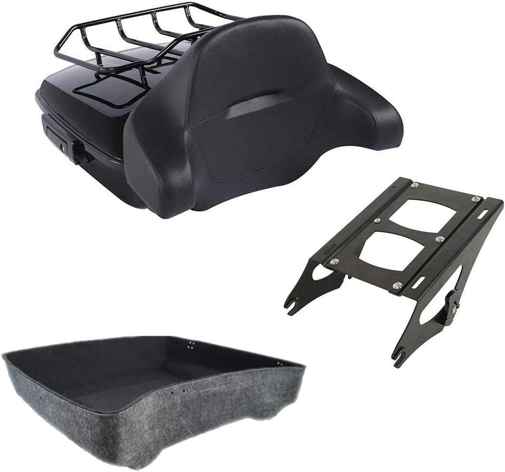 10.7" Tour Pack Trunk with Backrest Pad Mounting Rack J829759