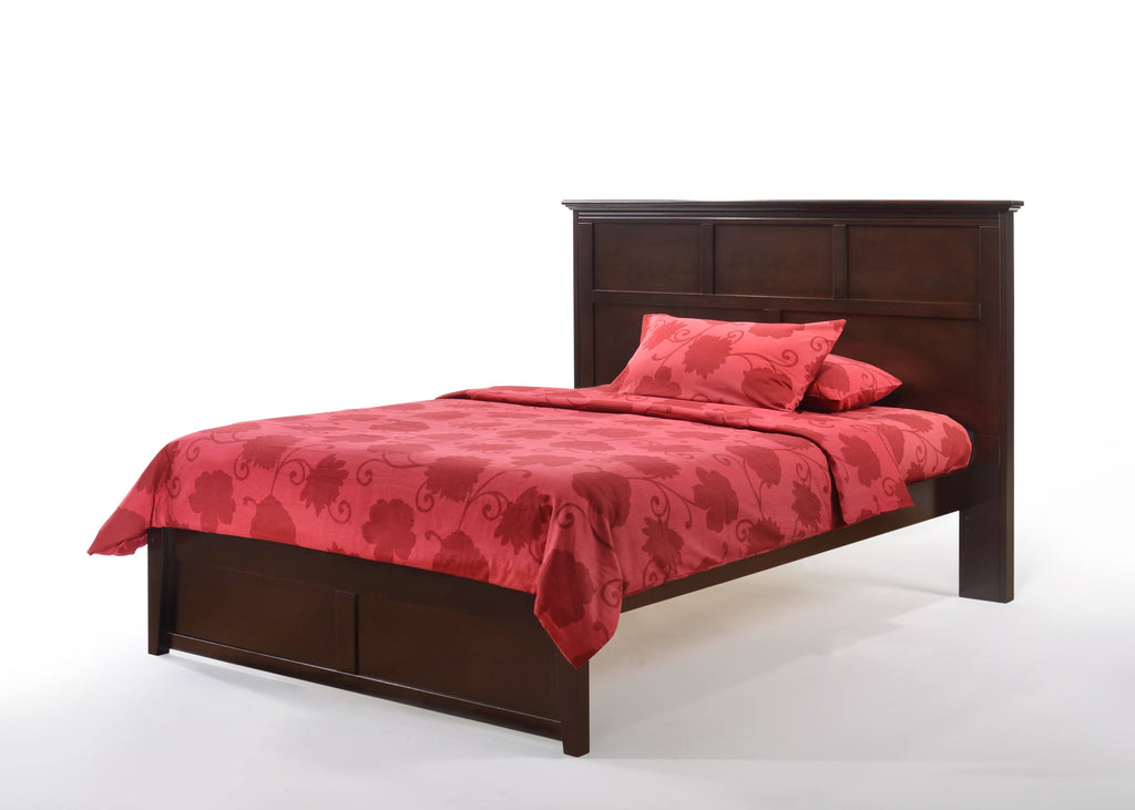 Medium Oak Twin Bed Frame H1293