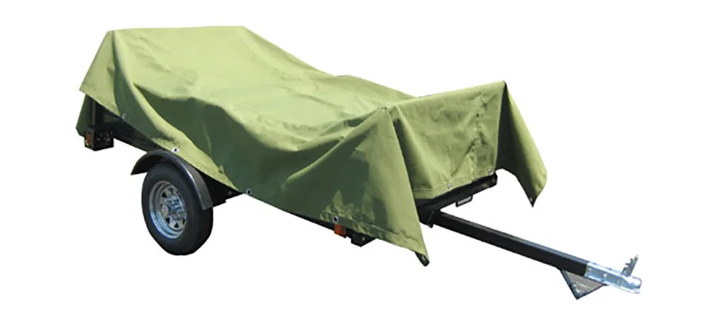 12' x 20' Green Polyester Canvas Tarp U40269
