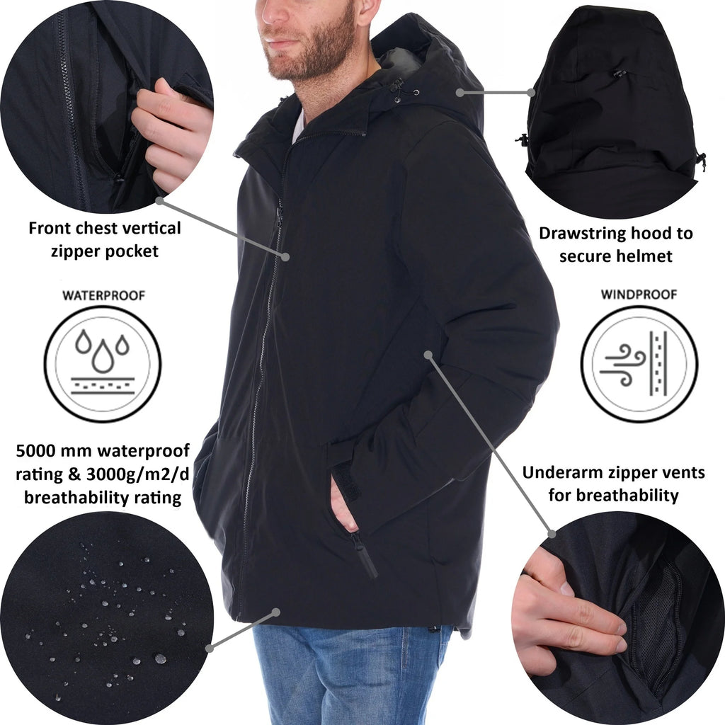 Waterproof Ski Jacket Snowboarding Winter Snow Coat F397370