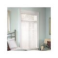 White 29.25X48 Faux Wood Cordless Blind A85921