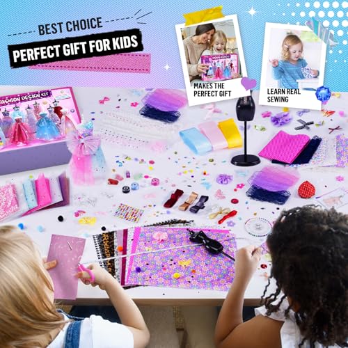 800+Pcs Fashion Designer Kit with 6 Mannequins Sewing Kit A261