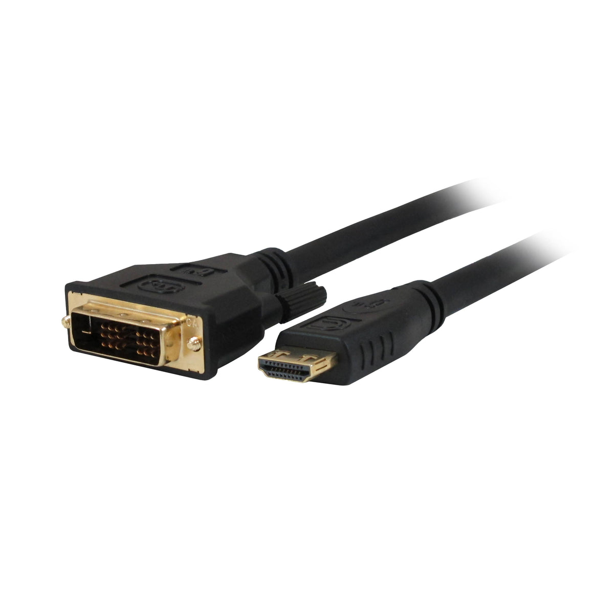 Black 25 ft DVI to HDMI Cable W7515