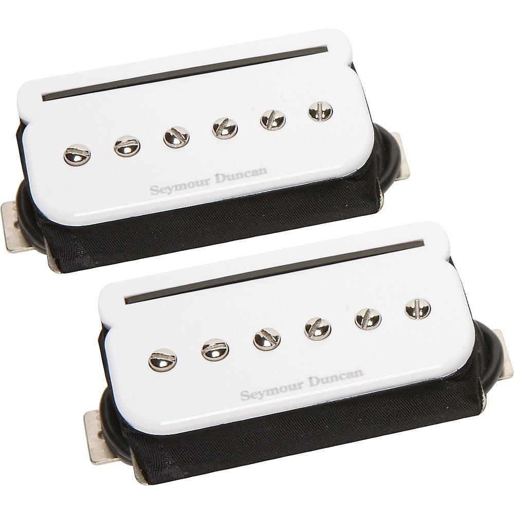 White P-Rails Pickup Set D7245