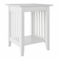 White Mission Printer Stand P8781