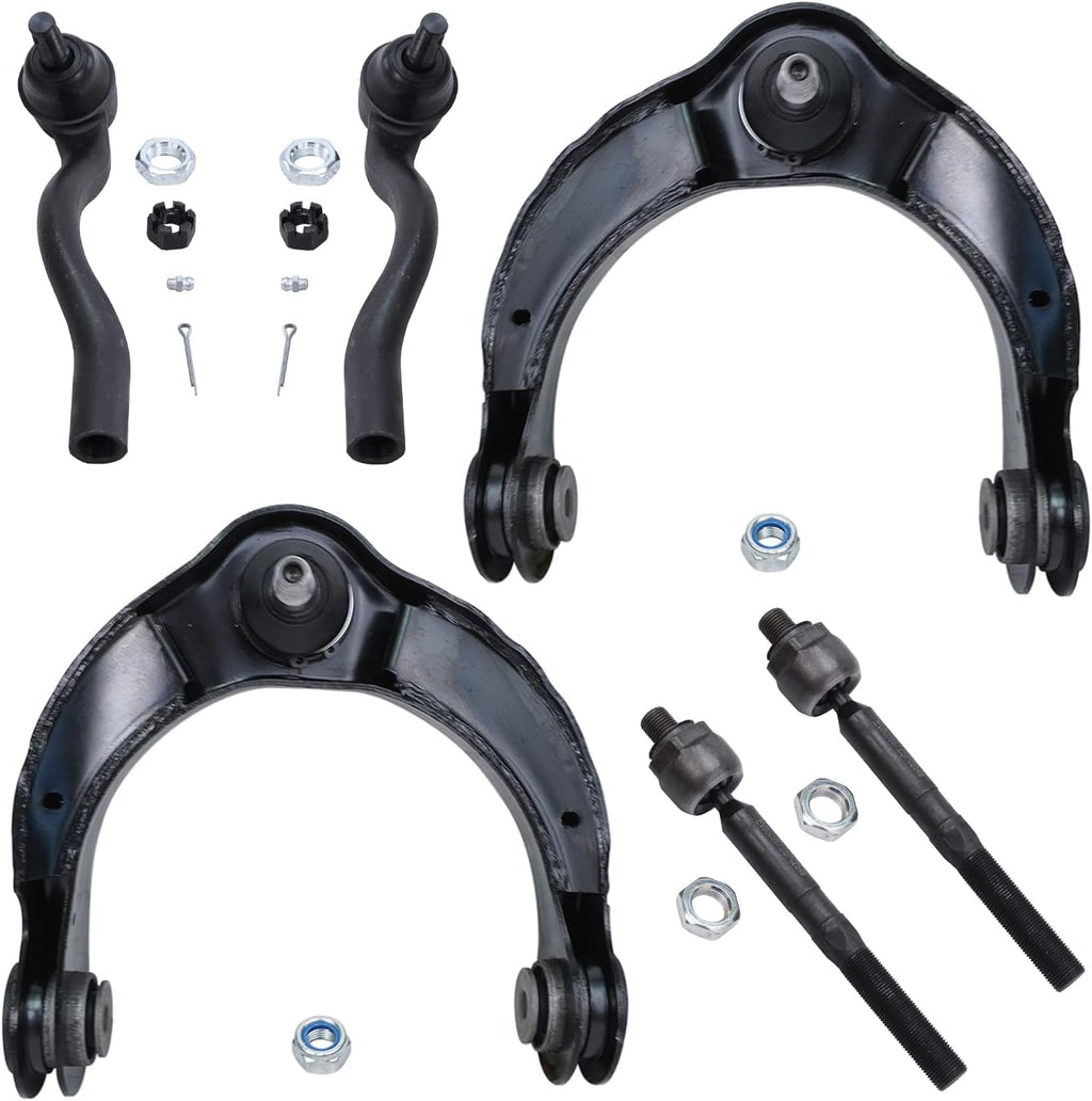 16pc Front End Suspension Kit with 2 Wheel Bearing Hubs 4 Control Arms 4 Tie Rods 2 Sway Bars 2 Ball Joints 2 Boots W8722