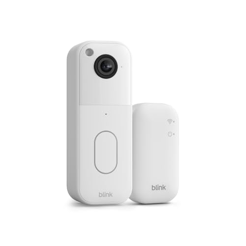 Black Video Doorbell with Sync Module Core J974
