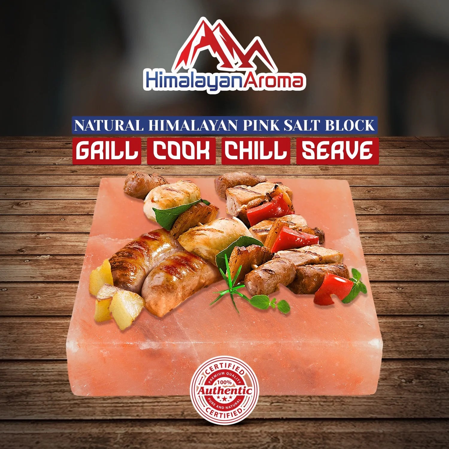 Himalayan Salt Block Cooking Plate 8"x8"x2" C226934
