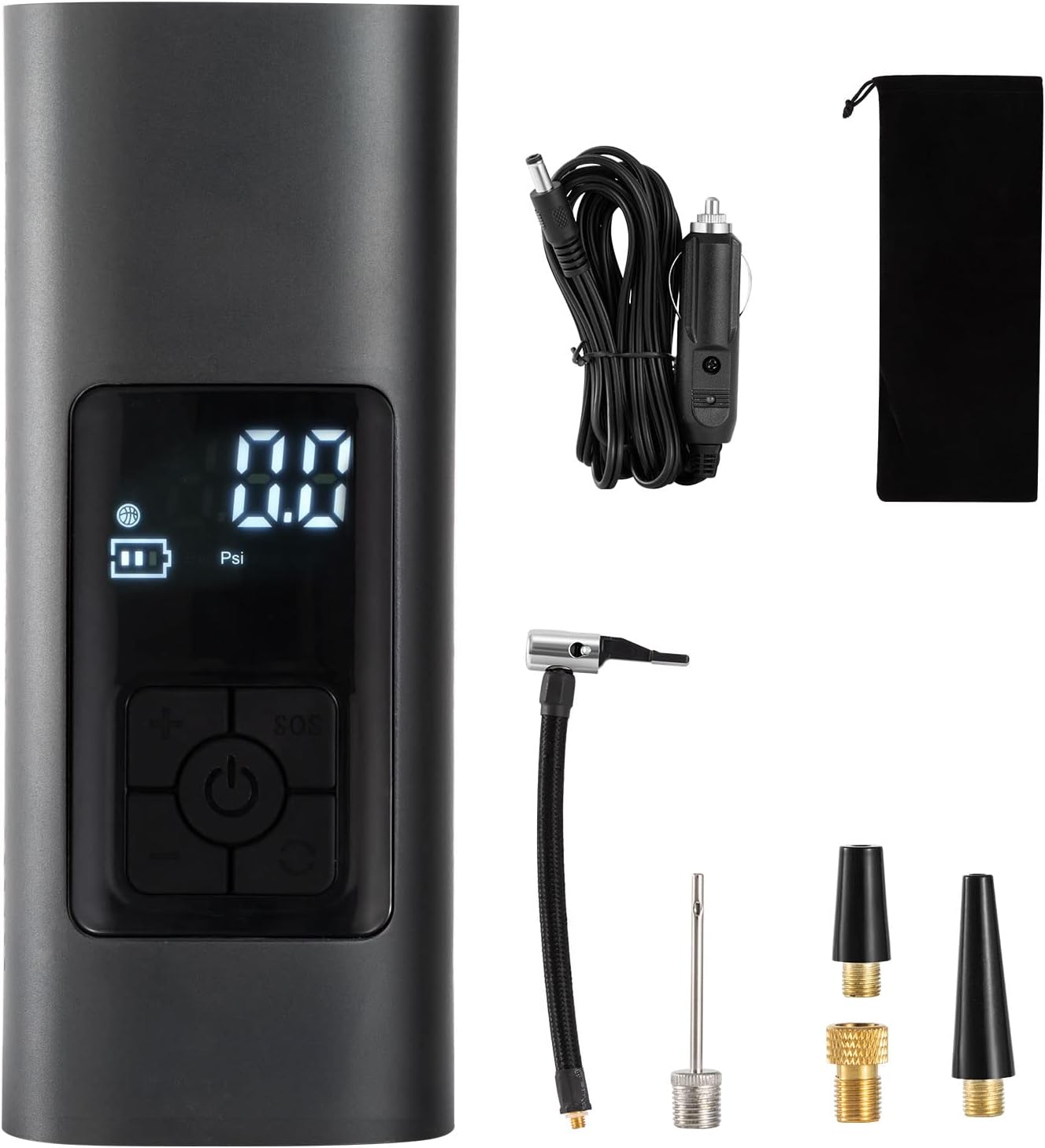 150PSI Portable Wireless Tire Air Inflator with 6000mAh Rechargeable Battery, Pack of 2 M189