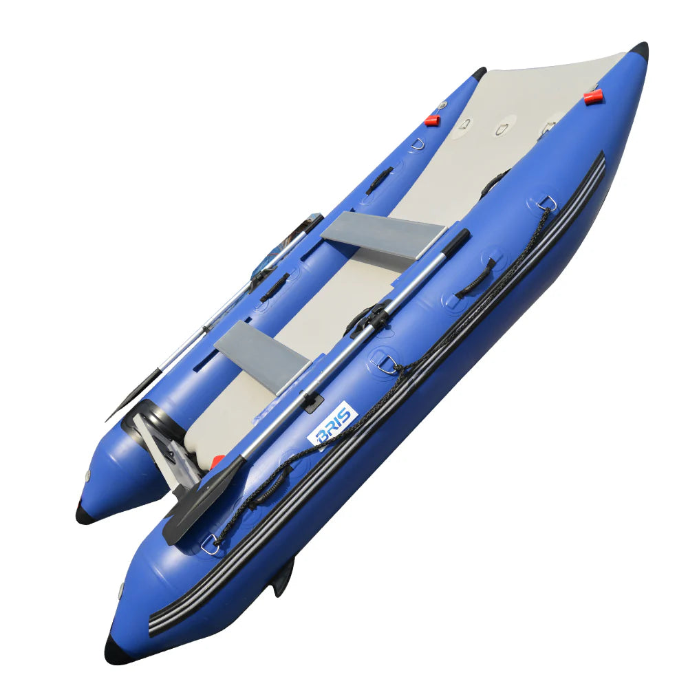 11 ft Inflatable Catamaran Boat Blue K26630