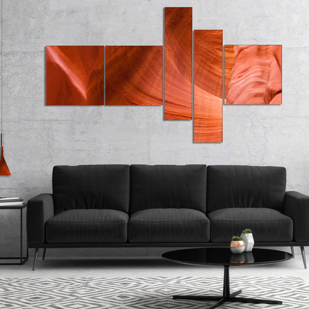Landscape Photo Canvas Art Print 60 in. wide x 32 in. high - 5 panels P52693