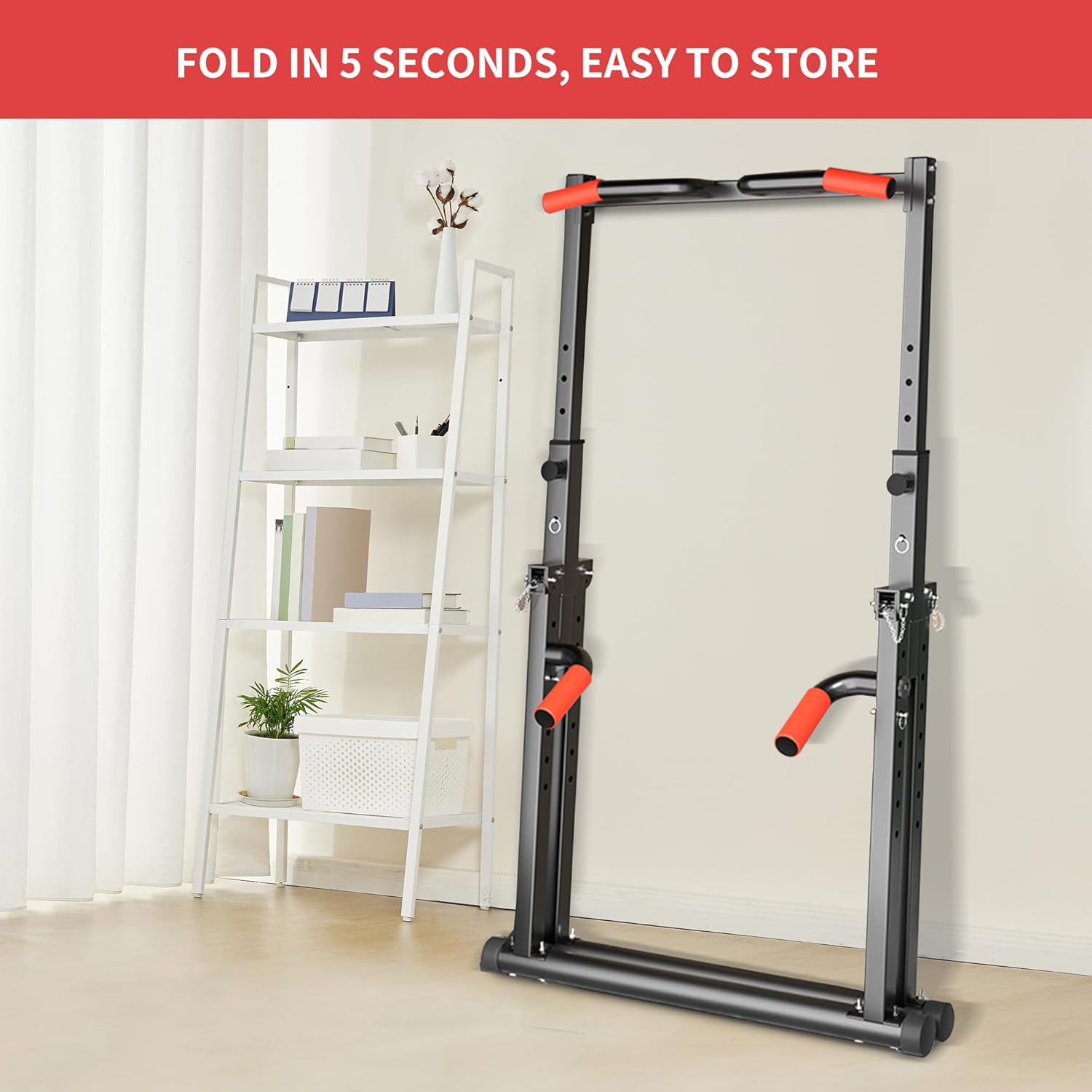 Foldable Power Tower Dip Bar D223