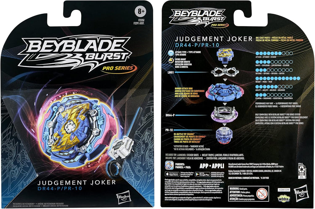 Beyblade Burst Pro Series Judgement Joker Spinning Top Starter Pack U375