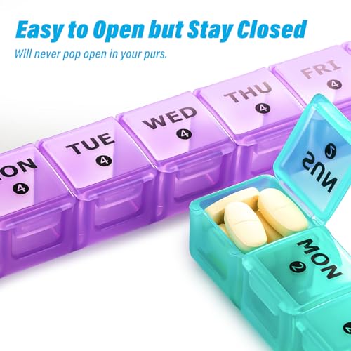 28 Day Pill Organizer with Travel Case P9410