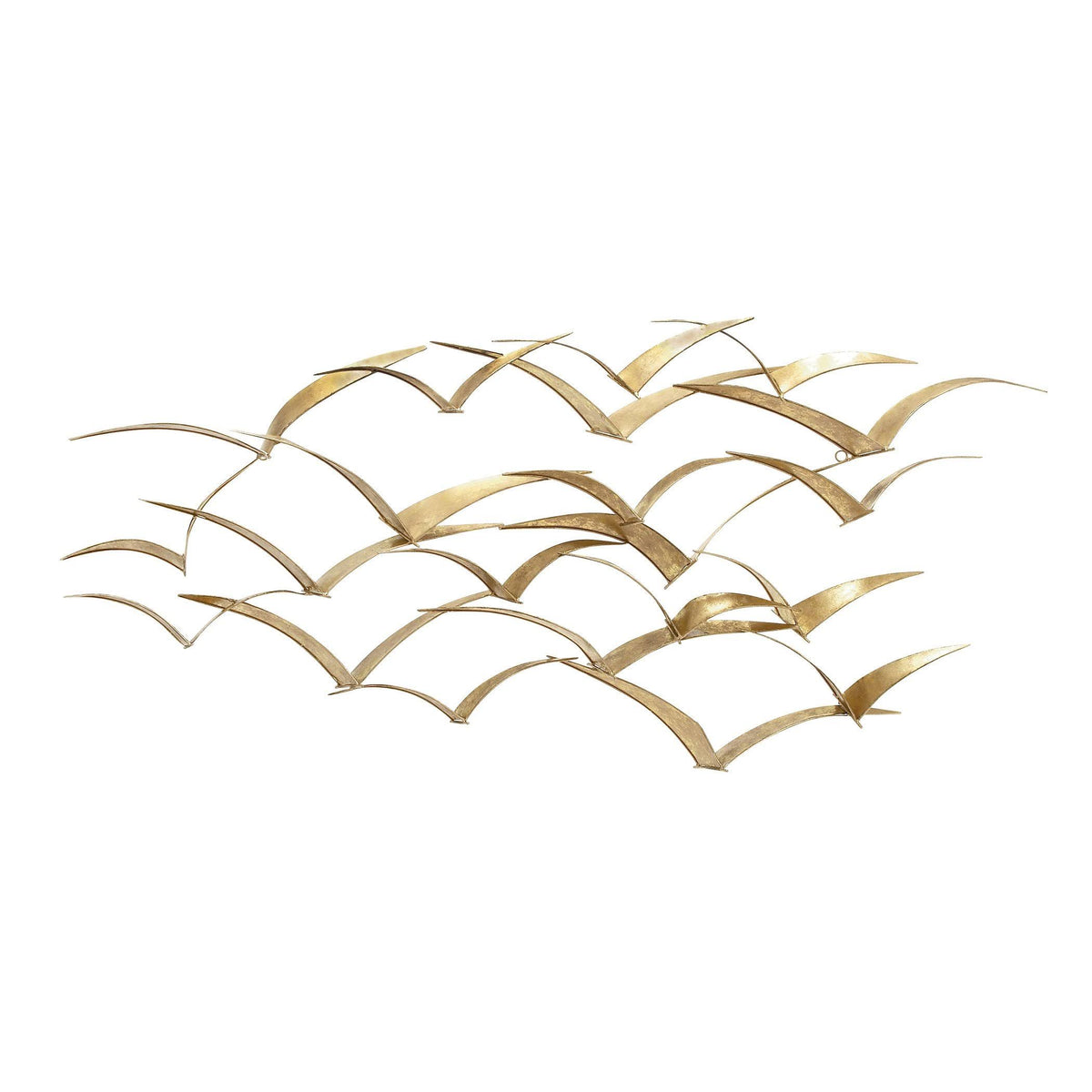 Metal Flocking Birds Decorative O5367