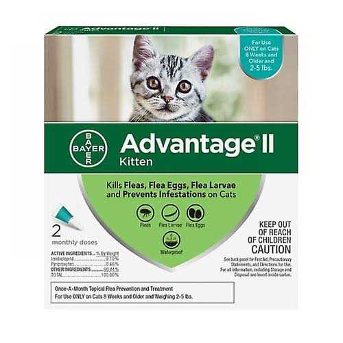 Advantage II Flea Treatment for Kittens C835