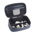 Navy Blue Leather Travel Storage Case L91075